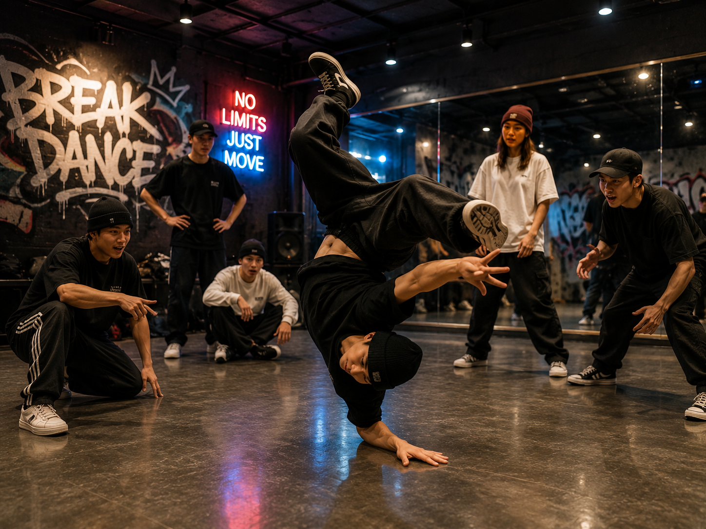 Private dance coaching session